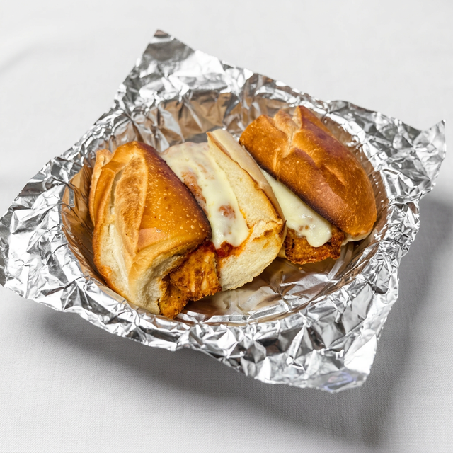 Chicken Parmigiana Hero.