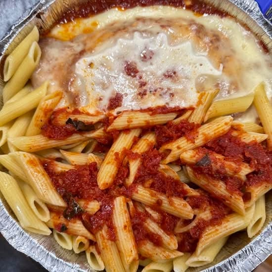 Chicken Parmigiana.